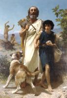 Bouguereau, William-Adolphe - Homer and his Guide
